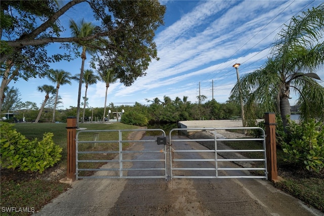 view of gate