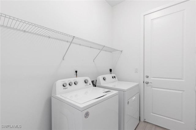 laundry room featuring laundry area and washer and dryer