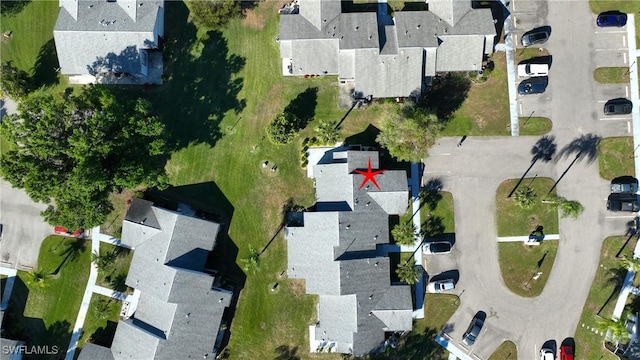 birds eye view of property featuring a residential view