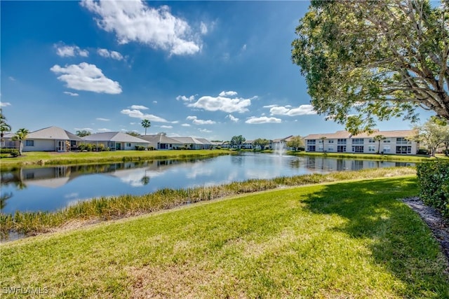 water view with a residential view