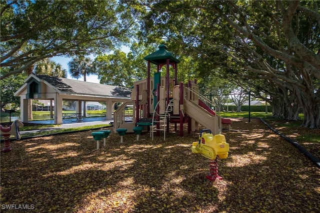 view of community playground