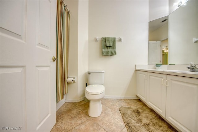 9321 Alamander Ct Unit 204, Fort Myers, FL 33919 - bathroom featuring vanity, tile patterned floors, and a shower with curtain