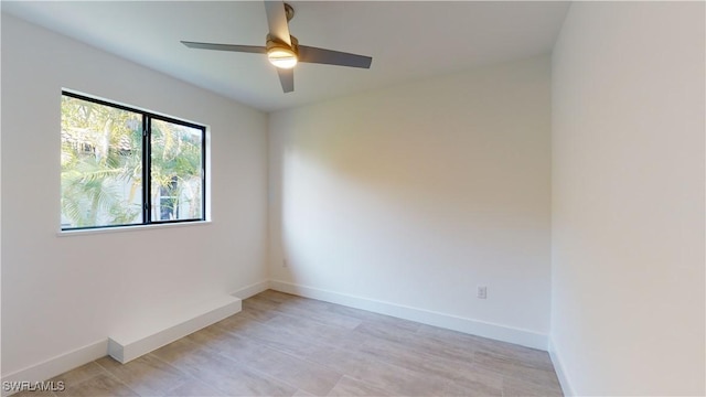 1523 NW 34th Ave, Cape Coral, FL 33993 - unfurnished room with a ceiling fan and baseboards