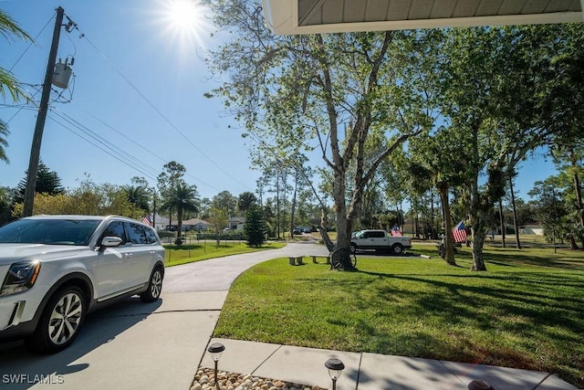 view of road