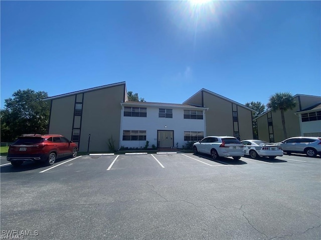 view of uncovered parking lot