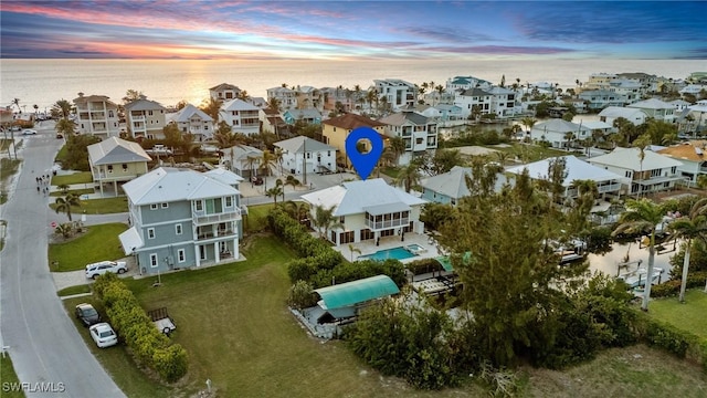 birds eye view of property featuring a residential view