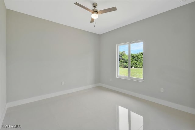 13224 Foresman Blvd, Port Charlotte, FL 33981 - empty room featuring ceiling fan and baseboards