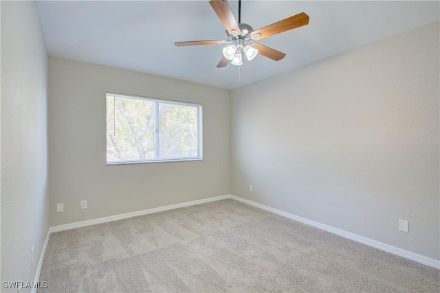 17545 Cherry Ridge Ln, Fort Myers, FL 33967 - carpeted empty room with ceiling fan and baseboards