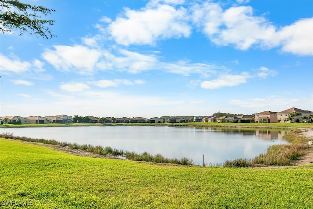 water view with a residential view