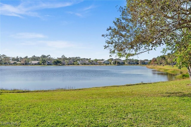 property view of water