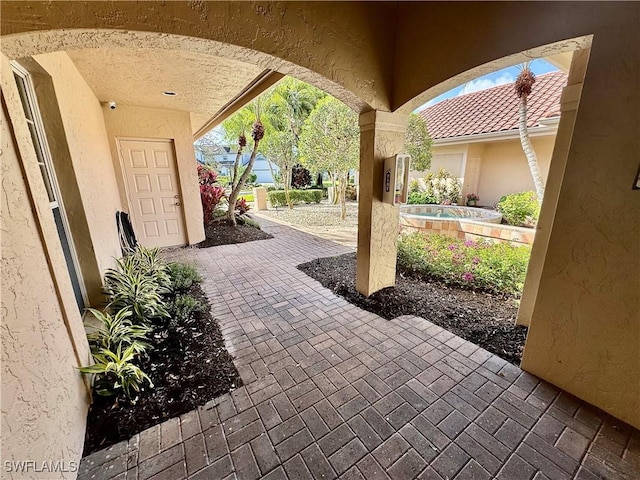 view of patio