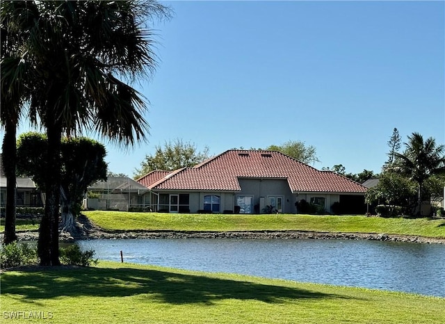 property view of water