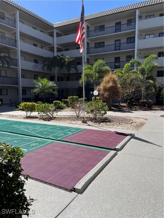 view of basketball court