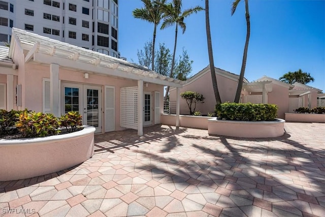 view of patio / terrace with french doors