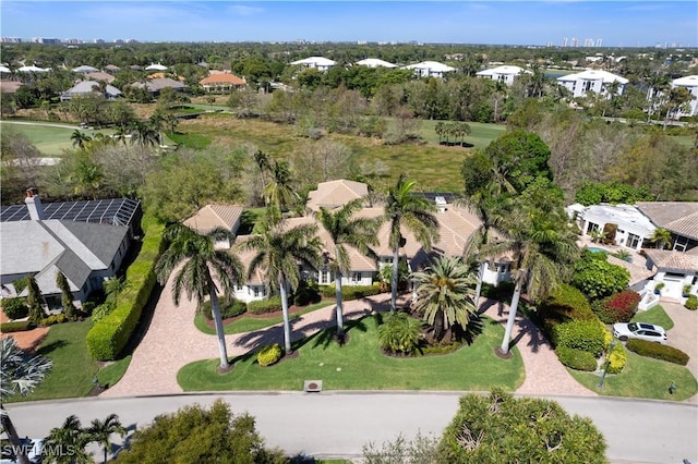 birds eye view of property featuring a residential view