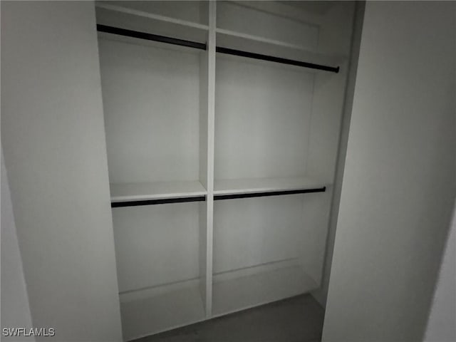 view of closet