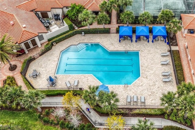 view of community pool