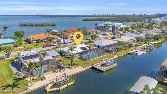 8 Bayview Blvd, Fort Myers Beach, FL 33931 - aerial view featuring a water view