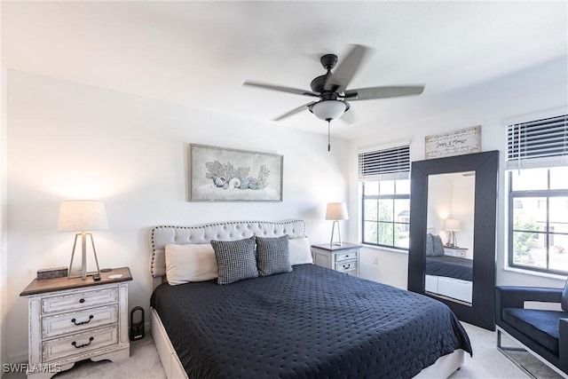 14239 Oviedo Pl, Fort Myers, FL 33905 - carpeted bedroom with ceiling fan