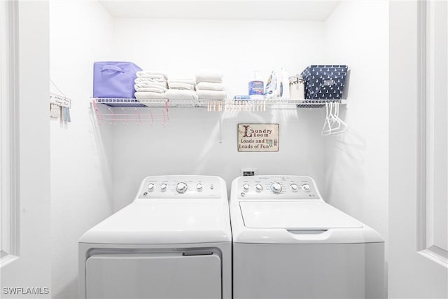 14239 Oviedo Pl, Fort Myers, FL 33905 - laundry area with laundry area and washer and clothes dryer
