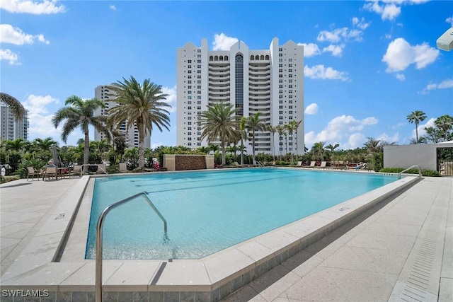 view of community pool