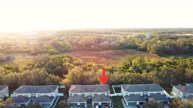 bird's eye view featuring a residential view