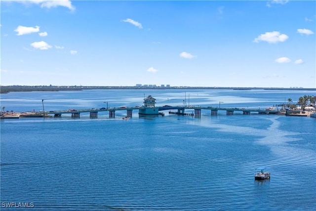 property view of water