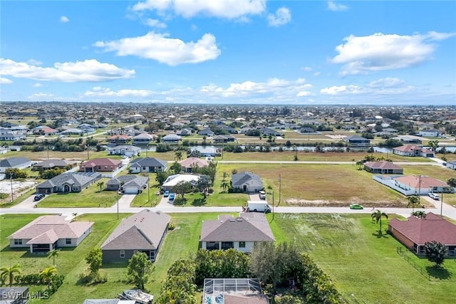 drone / aerial view featuring a residential view