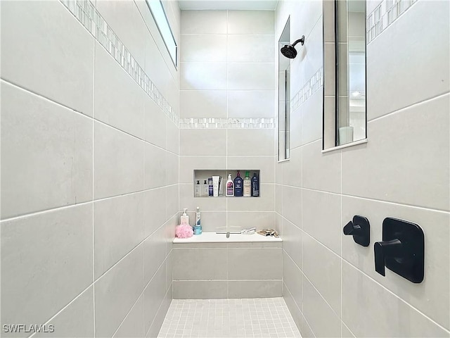 7041 Del Webb Oak Creek Blvd, North Fort Myers, FL 33917 - bathroom featuring a tile shower