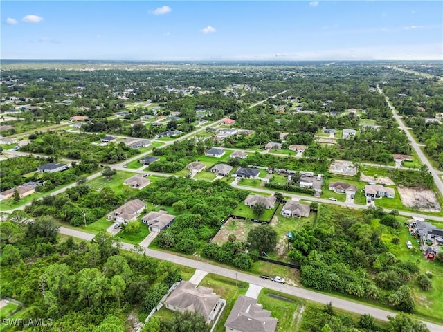 aerial view featuring a residential view