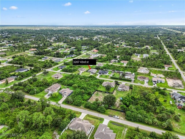 birds eye view of property featuring a residential view