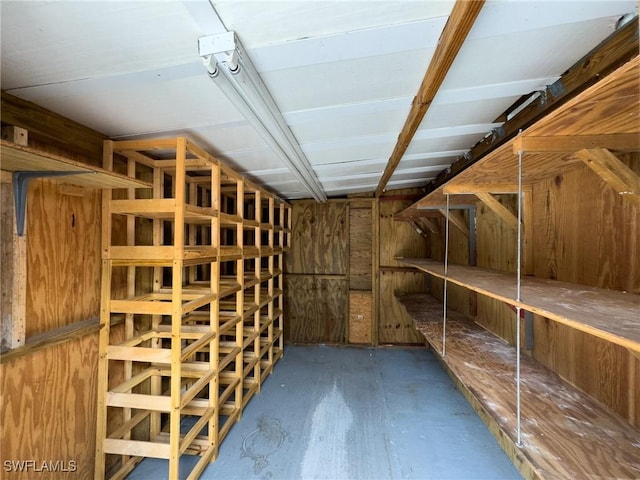 view of storage