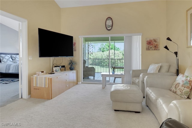 22741 Sandy Bay Dr Unit 201, Estero, FL 33928 - living room with carpet flooring