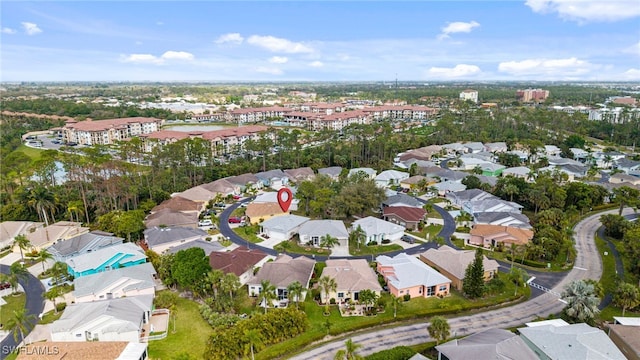 drone / aerial view featuring a residential view