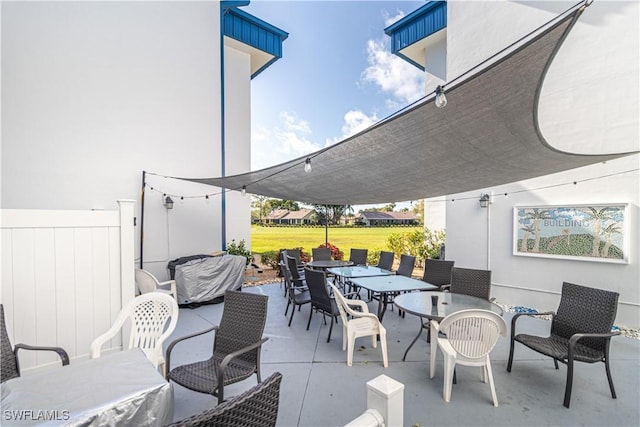 view of patio / terrace with outdoor dining space