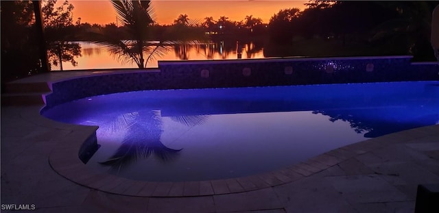 view of pool
