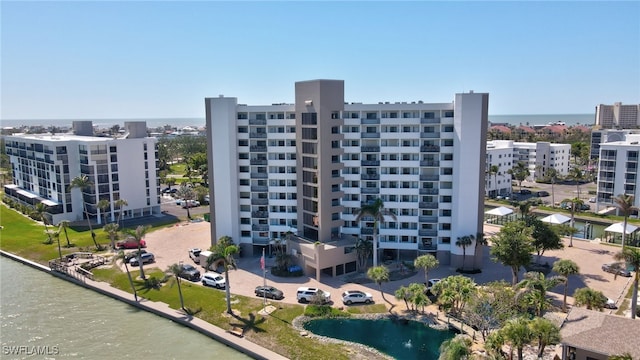 view of property featuring a water view