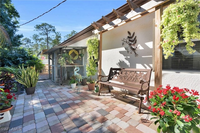 view of patio