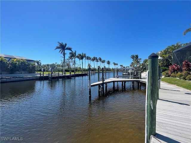 2016 El Dorado Pkwy W, Cape Coral, FL 33914 - view of dock featuring a water view