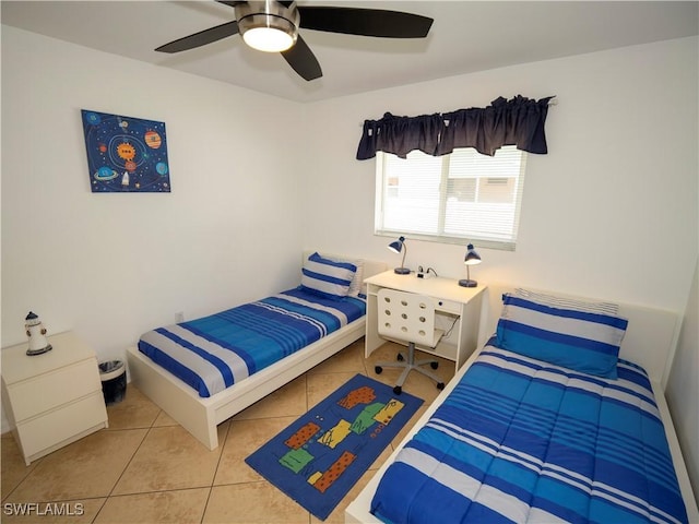 1822 SE 20th St, Cape Coral, FL 33990 - bedroom featuring tile patterned flooring and ceiling fan