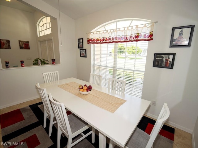 1822 SE 20th St, Cape Coral, FL 33990 - dining area with tile patterned floors and baseboards