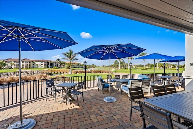 view of patio / terrace with outdoor dining space