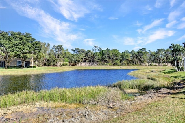 property view of water