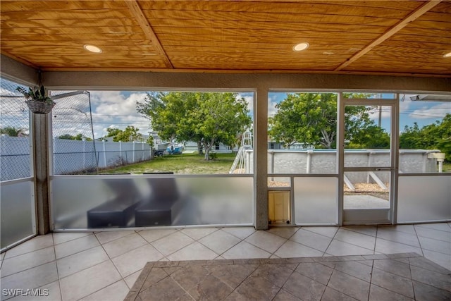 618 SE 26th St, Cape Coral, FL 33904 - unfurnished sunroom with plenty of natural light
