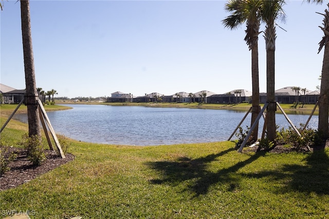 view of water feature