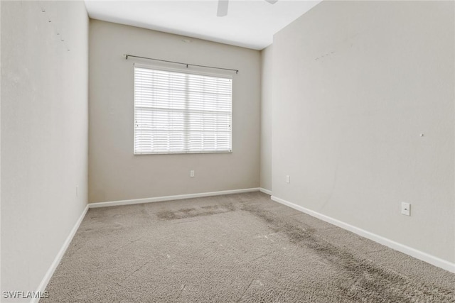 17498 Old Harmony Dr Unit 202, Fort Myers, FL 33908 - carpeted empty room featuring ceiling fan and baseboards