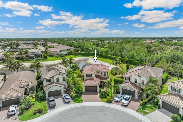 4360 Aurora St, Naples, FL 34119 - aerial perspective of suburban area featuring a heavily wooded area