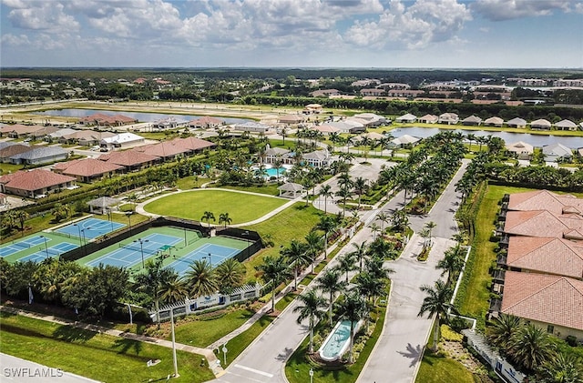 bird's eye view featuring a residential view