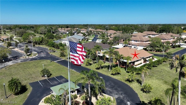 drone / aerial view featuring a residential view