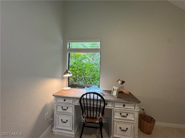 1281 Solana Rd, Naples, FL 34103 - office area featuring baseboards
